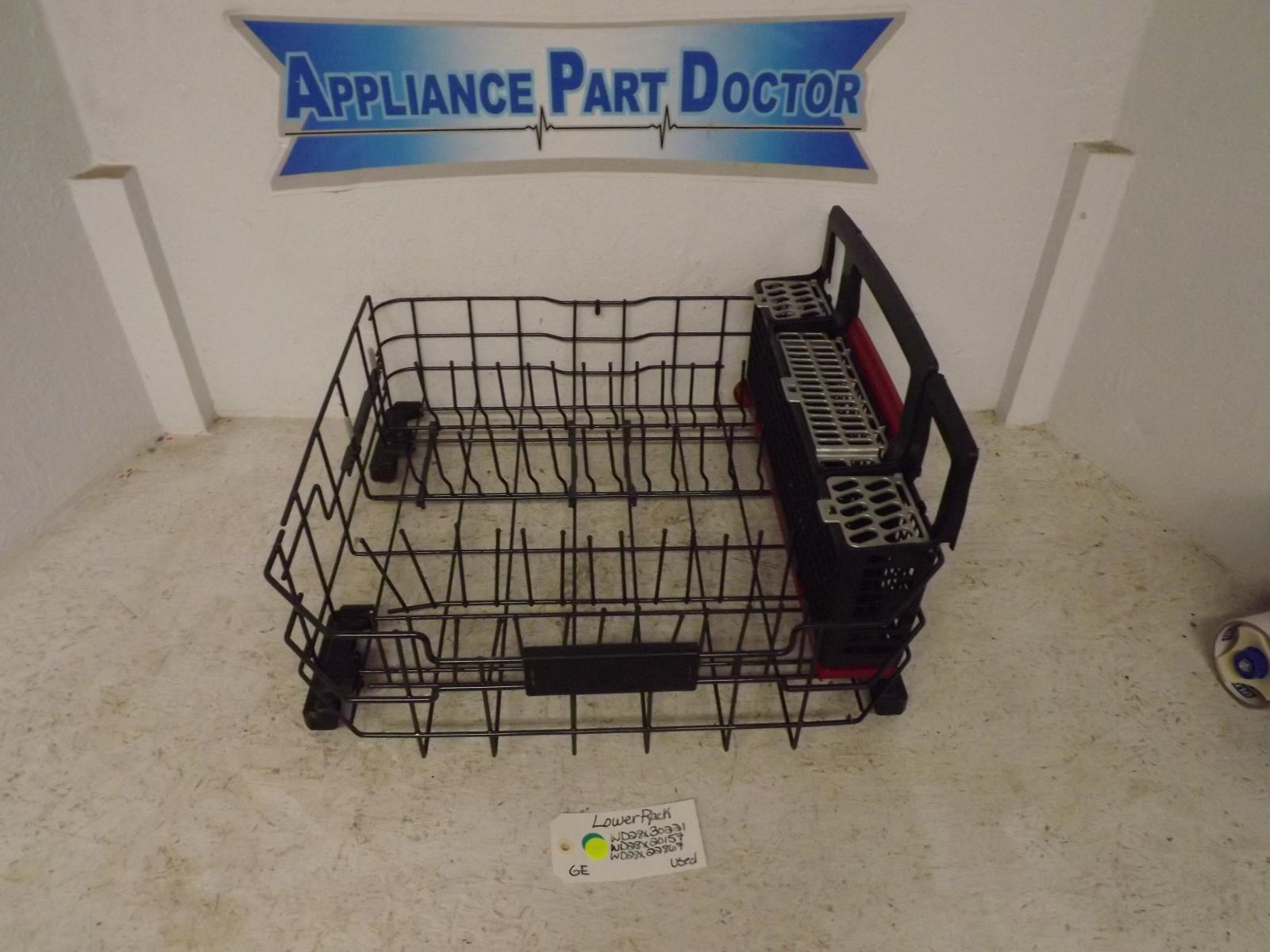 GE Dishwasher WD28X30221 WD28X20157 WD28X22867 Lower Rack Used GE Dishwasher WD28X30221 WD28X20157 WD28X22867 Lower Rack Used